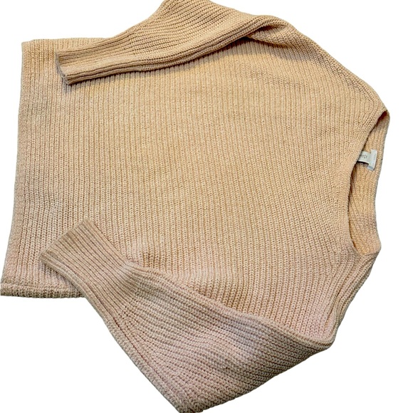 Pure / US Sweater Off Shoulder Pink Peach Small - Picture 5 of 12